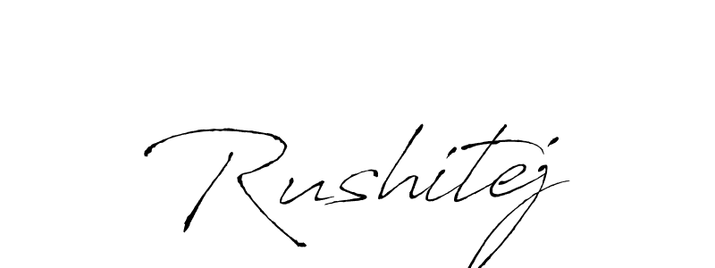 How to Draw Rushitej signature style? Antro_Vectra is a latest design signature styles for name Rushitej. Rushitej signature style 6 images and pictures png