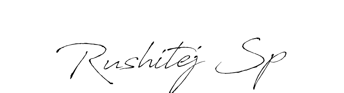 Make a short Rushitej Sp signature style. Manage your documents anywhere anytime using Antro_Vectra. Create and add eSignatures, submit forms, share and send files easily. Rushitej Sp signature style 6 images and pictures png