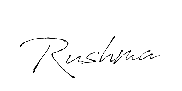 It looks lik you need a new signature style for name Rushma. Design unique handwritten (Antro_Vectra) signature with our free signature maker in just a few clicks. Rushma signature style 6 images and pictures png