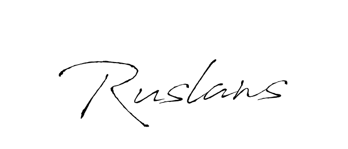 Antro_Vectra is a professional signature style that is perfect for those who want to add a touch of class to their signature. It is also a great choice for those who want to make their signature more unique. Get Ruslans name to fancy signature for free. Ruslans signature style 6 images and pictures png