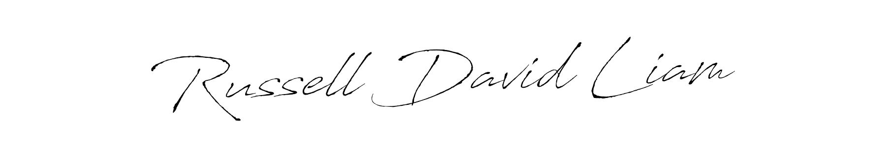 Similarly Antro_Vectra is the best handwritten signature design. Signature creator online .You can use it as an online autograph creator for name Russell David Liam. Russell David Liam signature style 6 images and pictures png