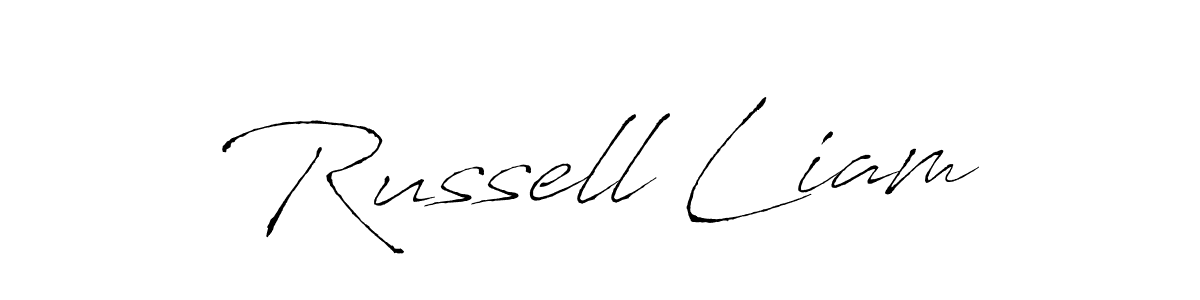 See photos of Russell Liam official signature by Spectra . Check more albums & portfolios. Read reviews & check more about Antro_Vectra font. Russell Liam signature style 6 images and pictures png