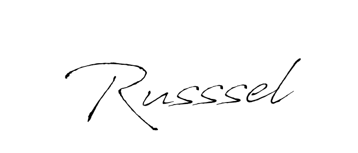 You should practise on your own different ways (Antro_Vectra) to write your name (Russsel) in signature. don't let someone else do it for you. Russsel signature style 6 images and pictures png