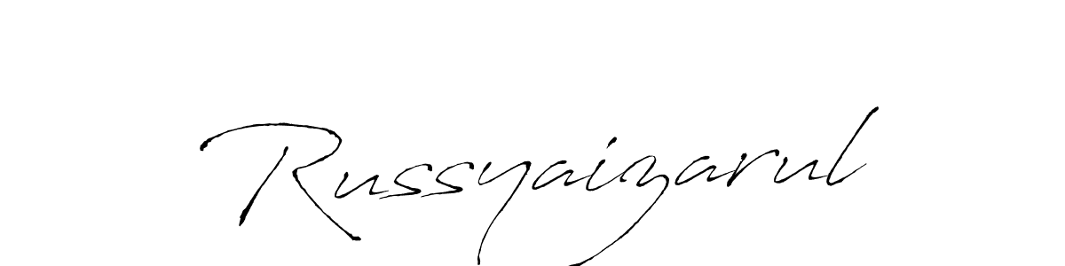 You should practise on your own different ways (Antro_Vectra) to write your name (Russyaizarul) in signature. don't let someone else do it for you. Russyaizarul signature style 6 images and pictures png