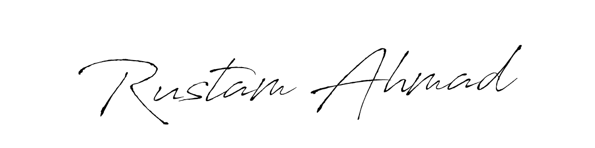 How to make Rustam Ahmad signature? Antro_Vectra is a professional autograph style. Create handwritten signature for Rustam Ahmad name. Rustam Ahmad signature style 6 images and pictures png