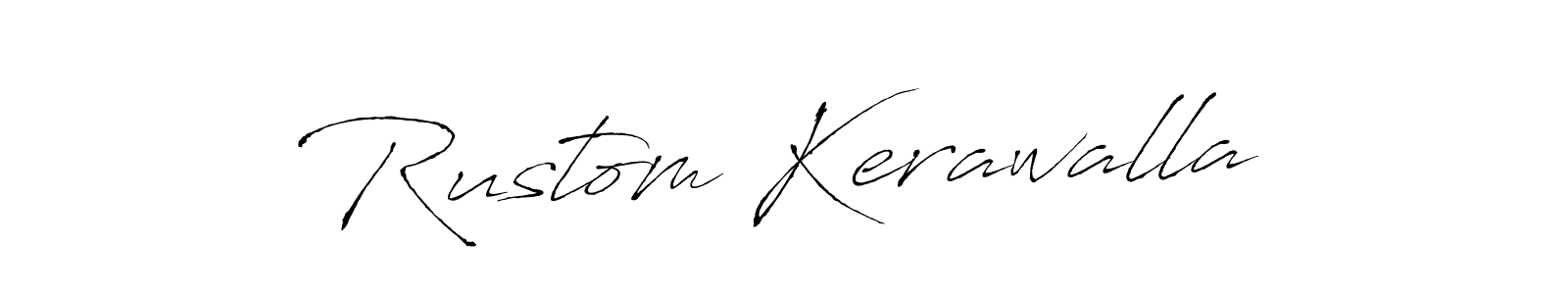 Create a beautiful signature design for name Rustom Kerawalla. With this signature (Antro_Vectra) fonts, you can make a handwritten signature for free. Rustom Kerawalla signature style 6 images and pictures png