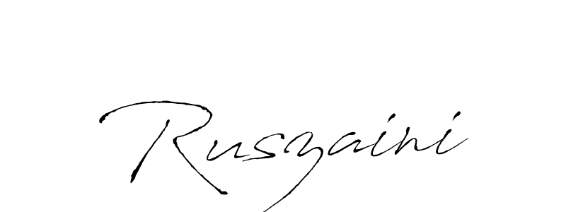 Make a beautiful signature design for name Ruszaini. Use this online signature maker to create a handwritten signature for free. Ruszaini signature style 6 images and pictures png