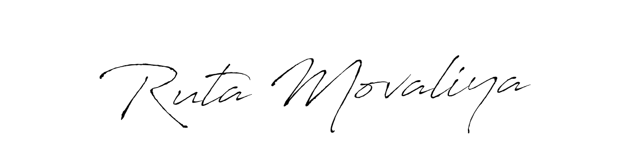 Make a beautiful signature design for name Ruta Movaliya. Use this online signature maker to create a handwritten signature for free. Ruta Movaliya signature style 6 images and pictures png