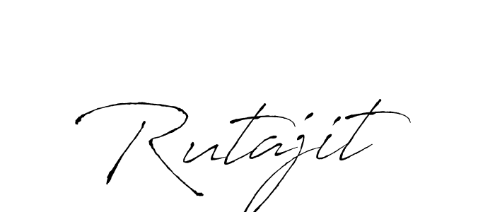 Similarly Antro_Vectra is the best handwritten signature design. Signature creator online .You can use it as an online autograph creator for name Rutajit. Rutajit signature style 6 images and pictures png