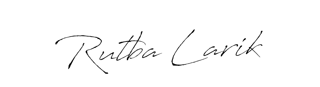 Make a short Rutba Larik signature style. Manage your documents anywhere anytime using Antro_Vectra. Create and add eSignatures, submit forms, share and send files easily. Rutba Larik signature style 6 images and pictures png