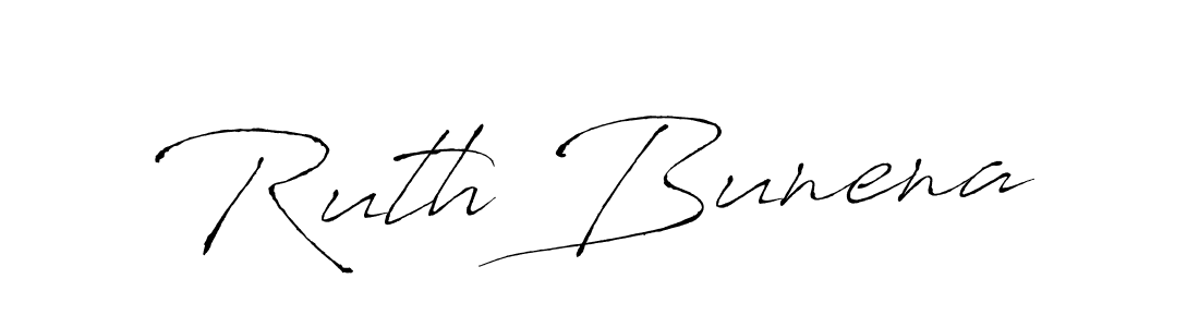 Make a beautiful signature design for name Ruth Bunena. With this signature (Antro_Vectra) style, you can create a handwritten signature for free. Ruth Bunena signature style 6 images and pictures png