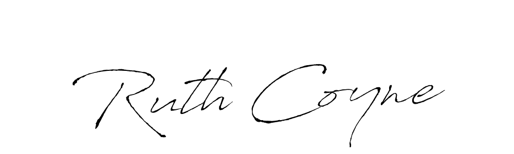 Similarly Antro_Vectra is the best handwritten signature design. Signature creator online .You can use it as an online autograph creator for name Ruth Coyne. Ruth Coyne signature style 6 images and pictures png