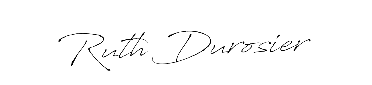 Antro_Vectra is a professional signature style that is perfect for those who want to add a touch of class to their signature. It is also a great choice for those who want to make their signature more unique. Get Ruth Durosier name to fancy signature for free. Ruth Durosier signature style 6 images and pictures png