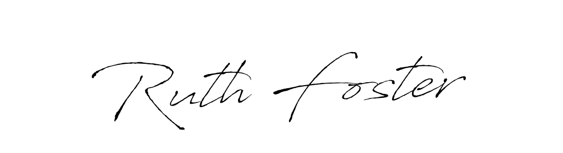 Use a signature maker to create a handwritten signature online. With this signature software, you can design (Antro_Vectra) your own signature for name Ruth Foster. Ruth Foster signature style 6 images and pictures png