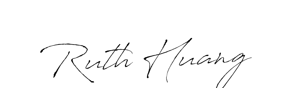 You should practise on your own different ways (Antro_Vectra) to write your name (Ruth Huang) in signature. don't let someone else do it for you. Ruth Huang signature style 6 images and pictures png