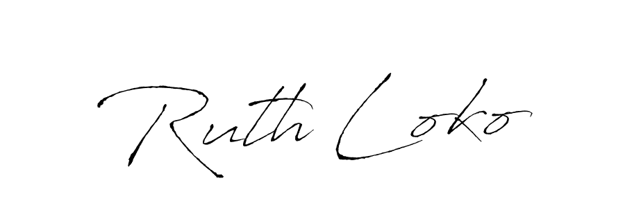 The best way (Antro_Vectra) to make a short signature is to pick only two or three words in your name. The name Ruth Loko include a total of six letters. For converting this name. Ruth Loko signature style 6 images and pictures png