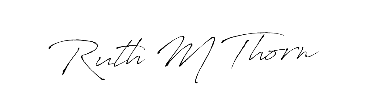 How to make Ruth M Thorn signature? Antro_Vectra is a professional autograph style. Create handwritten signature for Ruth M Thorn name. Ruth M Thorn signature style 6 images and pictures png