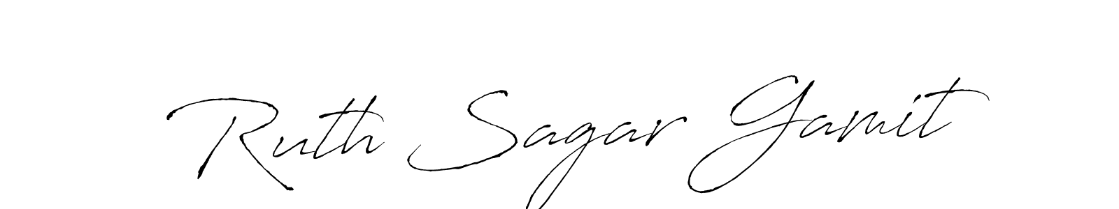 You should practise on your own different ways (Antro_Vectra) to write your name (Ruth Sagar Gamit) in signature. don't let someone else do it for you. Ruth Sagar Gamit signature style 6 images and pictures png