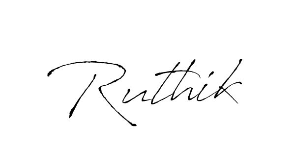 Once you've used our free online signature maker to create your best signature Antro_Vectra style, it's time to enjoy all of the benefits that Ruthik name signing documents. Ruthik signature style 6 images and pictures png