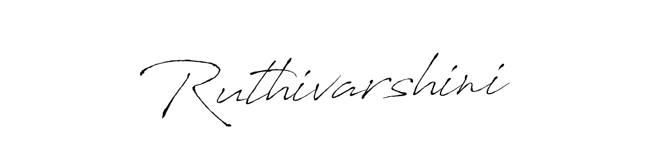 Make a beautiful signature design for name Ruthivarshini. With this signature (Antro_Vectra) style, you can create a handwritten signature for free. Ruthivarshini signature style 6 images and pictures png