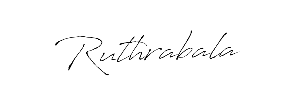 Use a signature maker to create a handwritten signature online. With this signature software, you can design (Antro_Vectra) your own signature for name Ruthrabala. Ruthrabala signature style 6 images and pictures png