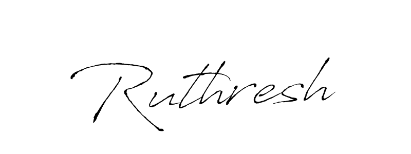 Use a signature maker to create a handwritten signature online. With this signature software, you can design (Antro_Vectra) your own signature for name Ruthresh. Ruthresh signature style 6 images and pictures png