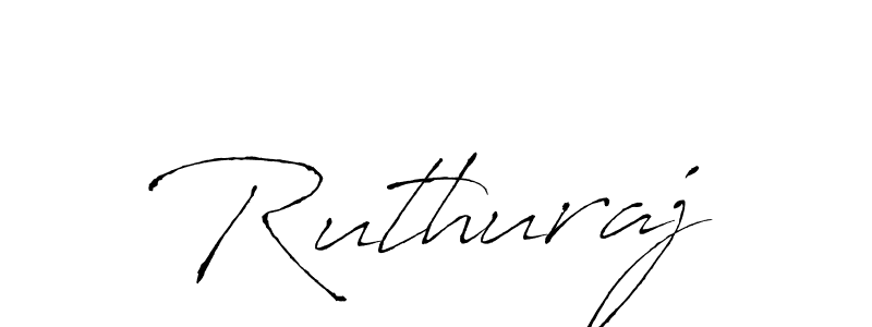 You should practise on your own different ways (Antro_Vectra) to write your name (Ruthuraj) in signature. don't let someone else do it for you. Ruthuraj signature style 6 images and pictures png