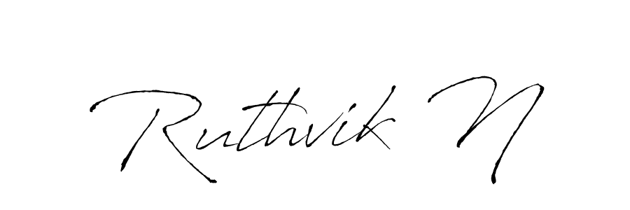 Once you've used our free online signature maker to create your best signature Antro_Vectra style, it's time to enjoy all of the benefits that Ruthvik N name signing documents. Ruthvik N signature style 6 images and pictures png