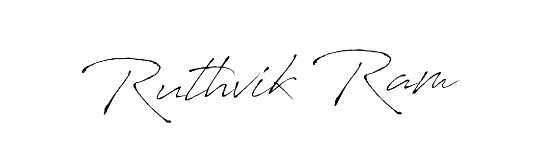 It looks lik you need a new signature style for name Ruthvik Ram. Design unique handwritten (Antro_Vectra) signature with our free signature maker in just a few clicks. Ruthvik Ram signature style 6 images and pictures png