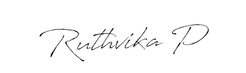 Design your own signature with our free online signature maker. With this signature software, you can create a handwritten (Antro_Vectra) signature for name Ruthvika P. Ruthvika P signature style 6 images and pictures png