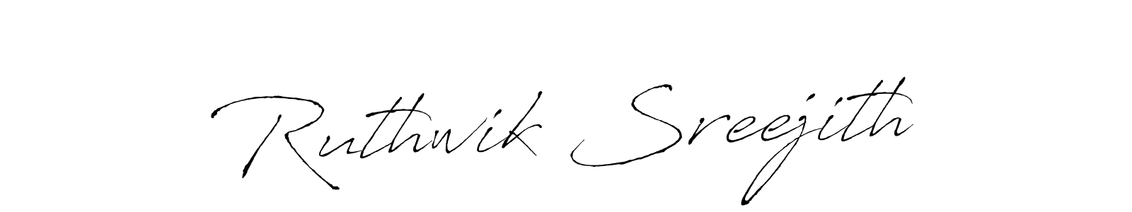 Similarly Antro_Vectra is the best handwritten signature design. Signature creator online .You can use it as an online autograph creator for name Ruthwik Sreejith. Ruthwik Sreejith signature style 6 images and pictures png