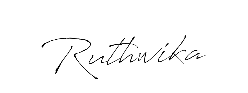 Ruthwika stylish signature style. Best Handwritten Sign (Antro_Vectra) for my name. Handwritten Signature Collection Ideas for my name Ruthwika. Ruthwika signature style 6 images and pictures png