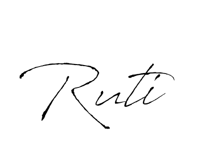 Also You can easily find your signature by using the search form. We will create Ruti name handwritten signature images for you free of cost using Antro_Vectra sign style. Ruti signature style 6 images and pictures png