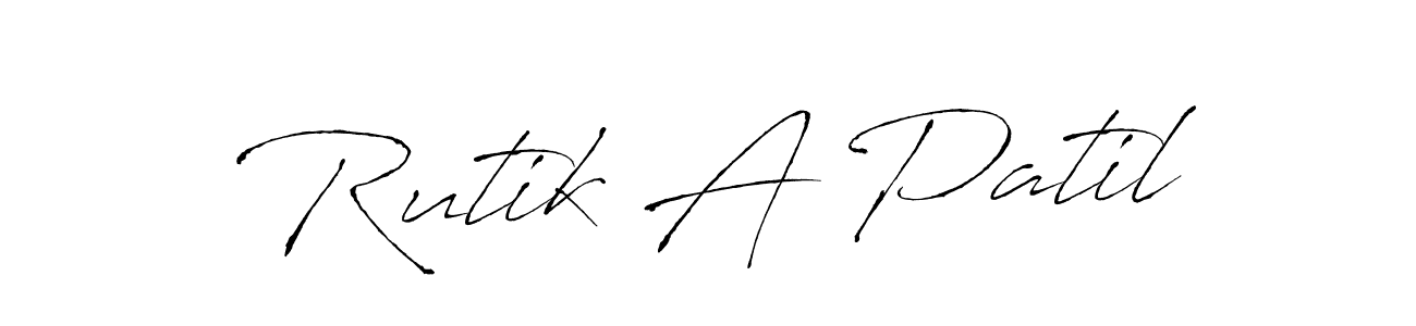 Similarly Antro_Vectra is the best handwritten signature design. Signature creator online .You can use it as an online autograph creator for name Rutik A Patil. Rutik A Patil signature style 6 images and pictures png