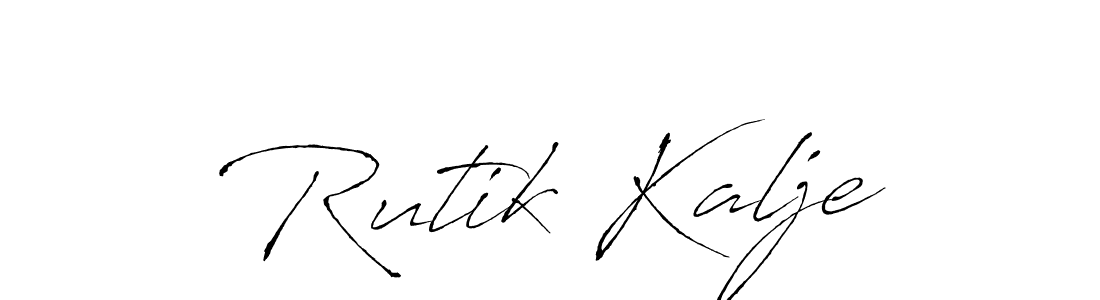 How to make Rutik Kalje signature? Antro_Vectra is a professional autograph style. Create handwritten signature for Rutik Kalje name. Rutik Kalje signature style 6 images and pictures png