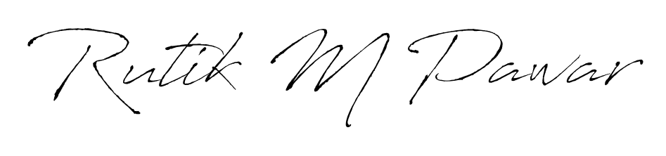 Make a beautiful signature design for name Rutik M Pawar. Use this online signature maker to create a handwritten signature for free. Rutik M Pawar signature style 6 images and pictures png