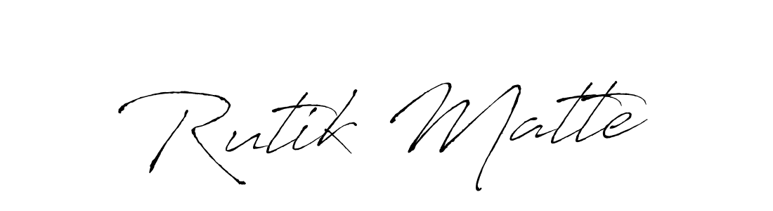 You can use this online signature creator to create a handwritten signature for the name Rutik Matte. This is the best online autograph maker. Rutik Matte signature style 6 images and pictures png