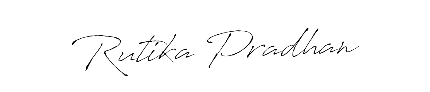 The best way (Antro_Vectra) to make a short signature is to pick only two or three words in your name. The name Rutika Pradhan include a total of six letters. For converting this name. Rutika Pradhan signature style 6 images and pictures png