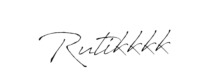 Antro_Vectra is a professional signature style that is perfect for those who want to add a touch of class to their signature. It is also a great choice for those who want to make their signature more unique. Get Rutikkkk name to fancy signature for free. Rutikkkk signature style 6 images and pictures png
