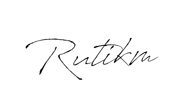 See photos of Rutikm official signature by Spectra . Check more albums & portfolios. Read reviews & check more about Antro_Vectra font. Rutikm signature style 6 images and pictures png