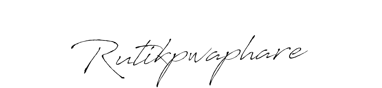 Also we have Rutikpwaphare name is the best signature style. Create professional handwritten signature collection using Antro_Vectra autograph style. Rutikpwaphare signature style 6 images and pictures png