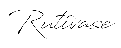 You should practise on your own different ways (Antro_Vectra) to write your name (Rutivase) in signature. Don't let someone else do it for you. Rutivase signature style 6 images and pictures png