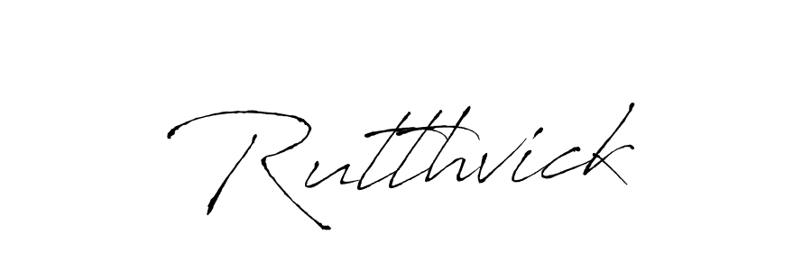 Use a signature maker to create a handwritten signature online. With this signature software, you can design (Antro_Vectra) your own signature for name Rutthvick. Rutthvick signature style 6 images and pictures png