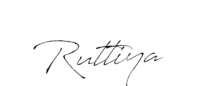 You should practise on your own different ways (Antro_Vectra) to write your name (Ruttiya) in signature. don't let someone else do it for you. Ruttiya signature style 6 images and pictures png