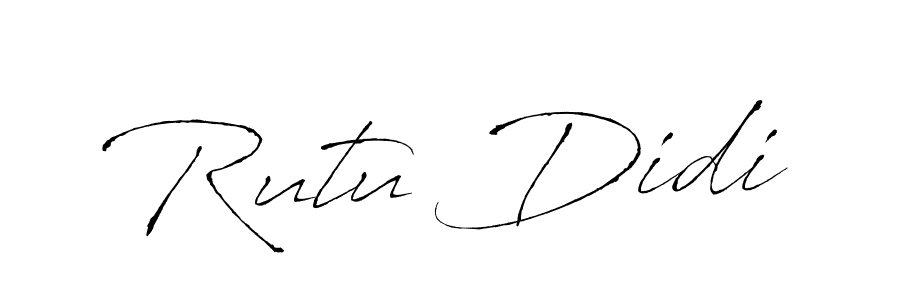 if you are searching for the best signature style for your name Rutu Didi. so please give up your signature search. here we have designed multiple signature styles  using Antro_Vectra. Rutu Didi signature style 6 images and pictures png