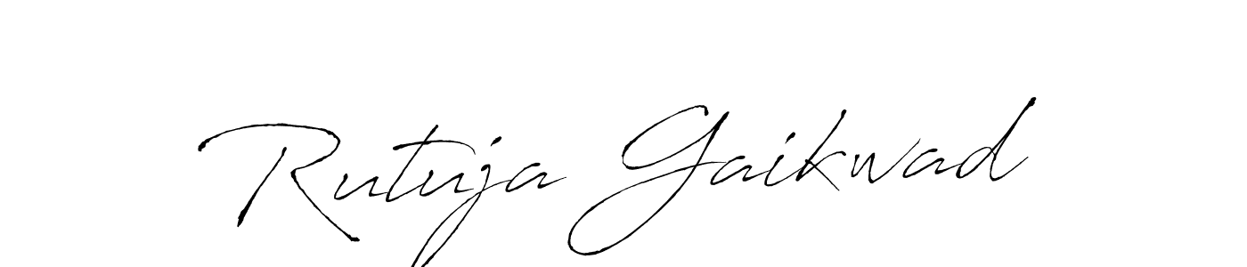 Also we have Rutuja Gaikwad name is the best signature style. Create professional handwritten signature collection using Antro_Vectra autograph style. Rutuja Gaikwad signature style 6 images and pictures png