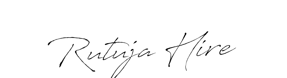 Make a beautiful signature design for name Rutuja Hire. Use this online signature maker to create a handwritten signature for free. Rutuja Hire signature style 6 images and pictures png