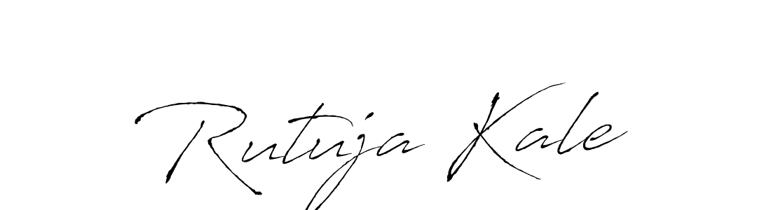 Make a short Rutuja Kale signature style. Manage your documents anywhere anytime using Antro_Vectra. Create and add eSignatures, submit forms, share and send files easily. Rutuja Kale signature style 6 images and pictures png