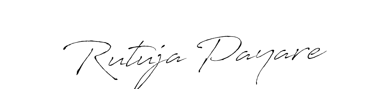 This is the best signature style for the Rutuja Payare name. Also you like these signature font (Antro_Vectra). Mix name signature. Rutuja Payare signature style 6 images and pictures png