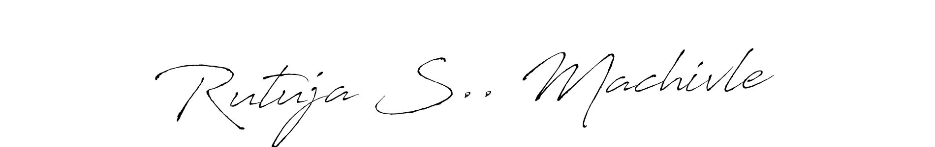 Check out images of Autograph of Rutuja S.. Machivle name. Actor Rutuja S.. Machivle Signature Style. Antro_Vectra is a professional sign style online. Rutuja S.. Machivle signature style 6 images and pictures png